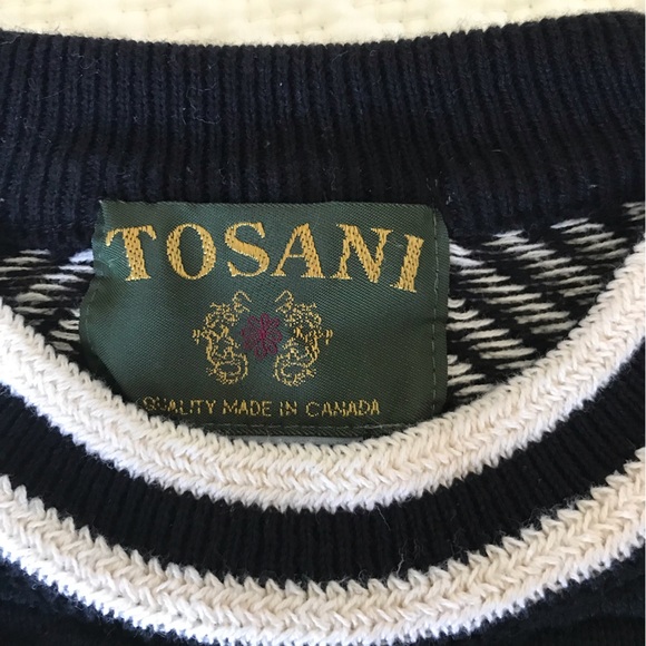 Vintage TOSANI Mens Sweater Coogi Style - Picture 7 of 17